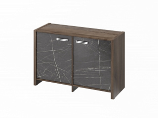 Festus FI/FB-12-02.G Тумба двухсекционная 1222x460x806 Орех Пацифик Табак/Камень Пьетра Гриджиа