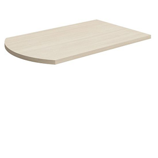 Борн В 302 Столешница брифинга без опоры (80x130x3.6) Дуб шамони