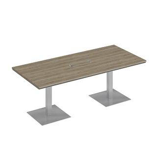 City СИ 151 ДС АР Стол для переговоров на квадратных опорах-колоннах (200x90x75) 20*