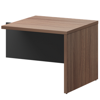 КОРТЕЗ КZВ-09 Бриф-приставка 900х900х750 Шимо темный/Графит