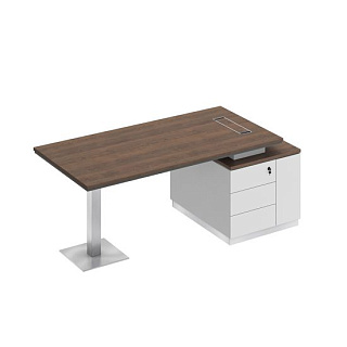 City СИ 105 ДГ БП БП Стол на опорной тумбе (198x90x75) 20*